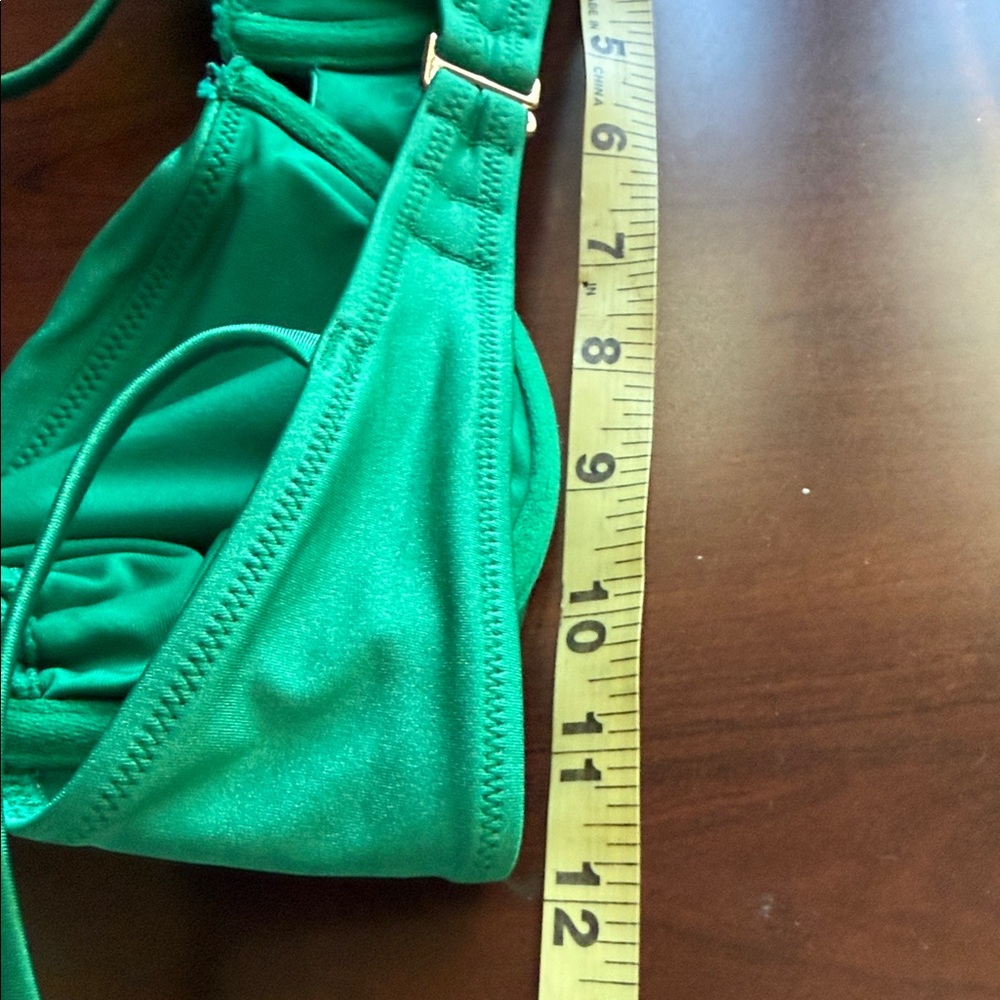 VS Emerald Green Bikini Set with rhinestones - Picture 7 of 11
